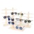 spectacle display hook  Wooden desktop glasses display stand