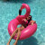 PVC Animal Swimming Ring Adult Flamingo Inflatable Overwater Floating Mat Seat Drainage Inflatable Products Factory Wholesale