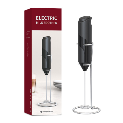 New Electric Milk Frother Coffee with Bracket Milk Frother Household Fan Electric Milk Frother