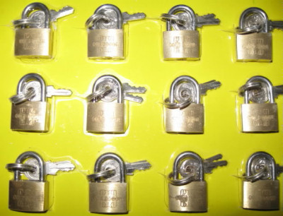 20mm Small Copper Lock Small Padlock Cabinet Lock Letter Box Lock Drawer Lock Mini Lock Wholesale Milk Box Lock
