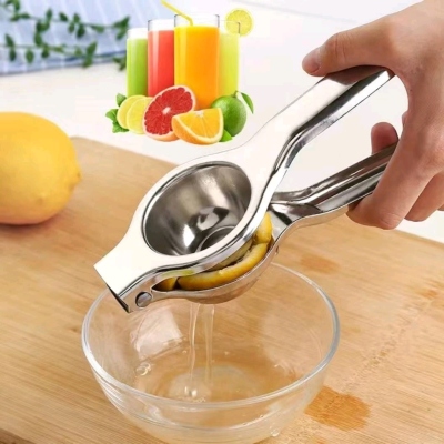 Stainless Steel Manual Juicer Lemon Juice Squeezing Artifact Household Hand Pressure Orange Clip Mini Small Blender