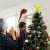 3D Colorful XINGX Christmas Tree Decoration LED Christmas Tree Top Spinning Snowflake Projection Lamp Tree-Top Star Projection Lamp