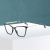 TR and Metal Mixed Eye Protection Glasses Frame Gradient Color Spring Spectacle Frame