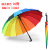 Umbrella 68cm16k Oversized Double Automatic Rainbow Umbrella Sun Umbrella Gift Advertising Umbrella Custom Logo in Stock