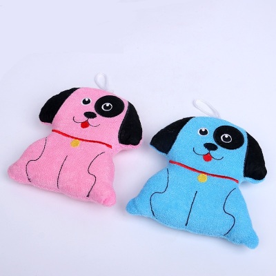 Factory Cute Animal Dog Shape Baby Bath Bath Towel Baby Wash Cloth Towel Maternal And Child Supplies