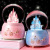 Original New Princess Castle Crystal Ball Music Box Luminous Snow Gift for Children's Day Girls Birthday Gifts