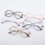 New TR90 Metal Mixed Glasses Plain Glasses Polygonal Irregular Spring Glasses Frame Myopic Glasses Frame