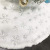Factory Christmas-Tree Skirt White Tree Group 90 122cm Rabbit Fur Sequin Snowflake Embroidered Sequins Christmas Tree Decorations