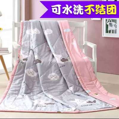 Factory Direct Supply Summer Blanket Airable Cover Single Double Thin Quilt Gift Quilt Spring and Autumn Duvet Insert Machine Washable Summer Blanket