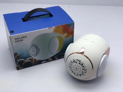 Foreign Trade Popular Style Small Golden Egg Bluetooth Speaker Touch Mini Wireless Mini Bluetooth Speaker Outdoor Portable Subwoofer