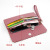Factory Direct Supply Korean Leisure Simple Women's Long Wallet Solid Color Wallet Coin Purse Clutch Women's Long Wallet