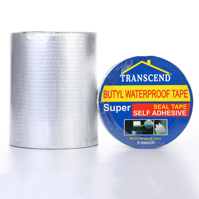Manufacturer Aluminum Foil Butyl Rubber Tape Waterproof Self-Adhesive Seal Color Steel Roof Leak-Repairing Butyl Seal