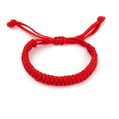 [Factory Direct Sales] Red Rope Bracelet Colorful Rope Bracelet Phoenix Tail Knot Online Store Stall Gift