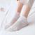 New Lace Lace Socks Thin Cotton Mid-Calf Silk Stockings Summer Sweat Absorbing Non-Slip Invisible Boat Socks Women's Socks