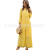 2021 Cross-Border Women's Spring Clothing Lace Stitching Tassel Slub Cotton Long Dress Beach Vacation Dress