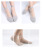 Women's Socks Spring and Summer Thin Transparent Bottom Shallow Mouth Glass Invisible Lace Stockings Boat Socks Crystal Non-Slip Socks