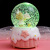 Cute Bowknot Bear and Birthday Cake Crystal Ball Music Box Decoration Music Box Send Children's Birthday Gifts