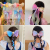 Children's Hair Accessories Pearl Tassel Bow Ribbon Braided Hair Hairpin Headdress Summer Frozen Girl Princess Hairpin