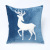 Amazon Super Netherlands Velvet Christmas Cross White Bear Border Elk Pillow Bedside Cushion Embroidered Pillow Cover Pillow