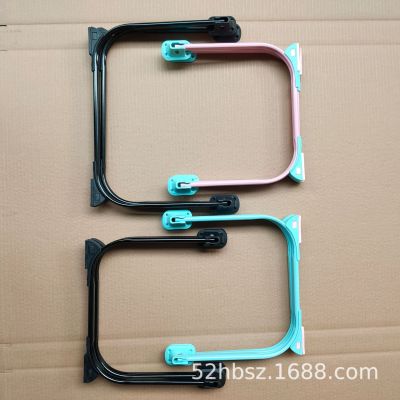 Folding Bed Laptop Desk Table Leg Bracket Non-Slip Silicone Mat U-Shaped Furniture Hardware Accessories Table Leg