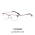 New Retro Full-Frame Glasses Frame Men's Business Metal Square Spectacle Frame Myopia Glasses for Students