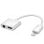 Suitable for iPhone Charging Listening to Music Two-in-One Headset Patch Cord Adapter Audio Converter to 3.5mm