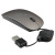 Laptop Retractable Wired Mouse Mute USB Optical Mouse Office Game Can Receive Order Cartoon Gift