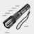 New P50 Aluminum Alloy Telescopic Zoom LED Flashlight with Side Cob Light USB Charging Strong Light Long Shot Flashlight Tube