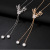 Factory Direct Crystal Flowers Sweater Chain Women's Autumn and Winter Pendant Maple Leaf Long Necklace Ornament Wholesale