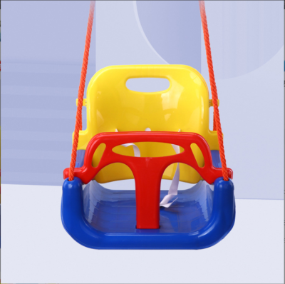 Baby Swing Cross-Border Glider Indoor and Outdoor Courtyard Baby Swing Home Amusement Park Plastic Tape Backrest Swing 