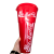 Online Red Cola Disposable Cup with Straw Snack Drinks One-Piece Cup Foreign Trade Exclusive