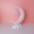 Children's DIY Handmade Charging Lamp Bedroom Bedside Small Night Lamp Led Second-Gear Light Moon Boat Luminous Toy