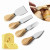 Hot Selling Pizza Cheese Knife Set Kitchen Tools Four-Piece Stainless Steel Bamboo Multi-Purpose Mini Handle Cheese Knife