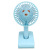 Drip Fan Cartoon Clip Lantern Three-Gear Rechargeable Fan Summer Portable Stroller Desktop Fan