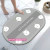 New Oval White Bear Pattern Fast Water-Absorbing Non-Slip Mat 3D Printing Pad Quick-Drying Foot Mat Carpet Soft  Mat