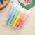 Love 6411 Color Fluorescent Pen Stroke Key Pen Marker Fluorescent Marking Pen 6 Pack Puppy Fluorescent Pen
