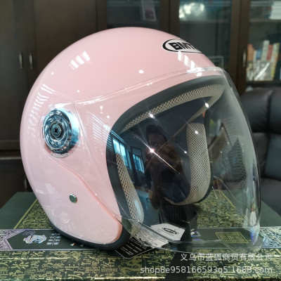 Helmet Electric Car Four Seasons Available Men's and Women's Motorcycle Summer Sun Protection Four Seasons Half Helmet Adult Riding Helmet