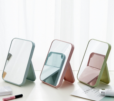 Desktop Folding Portable Cosmetic Mirror Foreign Trade Exclusive Supply