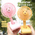 Drip Fan Cartoon Clip Lantern Three-Gear Rechargeable Fan Summer Portable Stroller Desktop Fan