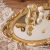 Irregular Mirror French Vintage Palace Relief Gold Makeup Mirror Decorative Hanging Mirror Wall Photo