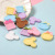 DIY Play House Candy Toy Tableware Food Tray Miniature Decoration Macaron Color Mini Small Plate Model