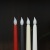 Cross-Border Remote Control Long Brush Holder Electronic Candle Led10 Key Wedding Restaurant Halloween Decoration Strip Pointed Pole Candle