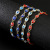 2022 Hot Sale in Europe and America Foreign Trade Ornament Copper Plated Real Gold Drop Oil Eye Bracelet