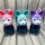 Cartoon Rubber Band Disposable Rubber Band Girls' Rubber Band Top Cuft Headdress Strong Pull Continuous Rubber Band Cartoon Plastic Bottle