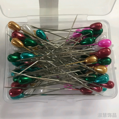 Shuhui Ornament Drop Shape Pearl Needle