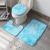 Embossed Plush Thickened Bathroom Toilet Floor Mat Foreign Trade Exclusive