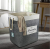 Linen Cotton String Portable Laundry Basket Foreign Trade Exclusive