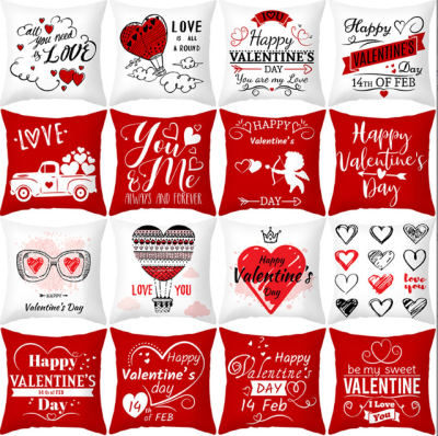 Valentine's Day Pillow Cover Foreign Trade Exclusive