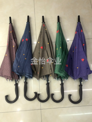 57cm X10 Open Automatic Apray Paint Cotton Umbrella