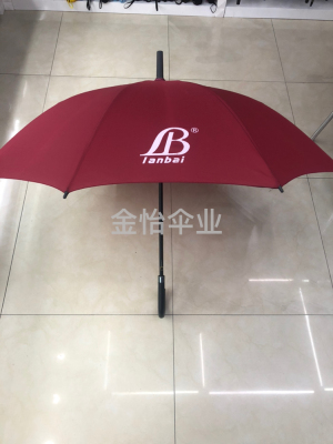 60cm Double Frame Paint Cloth Advertising Umbrella